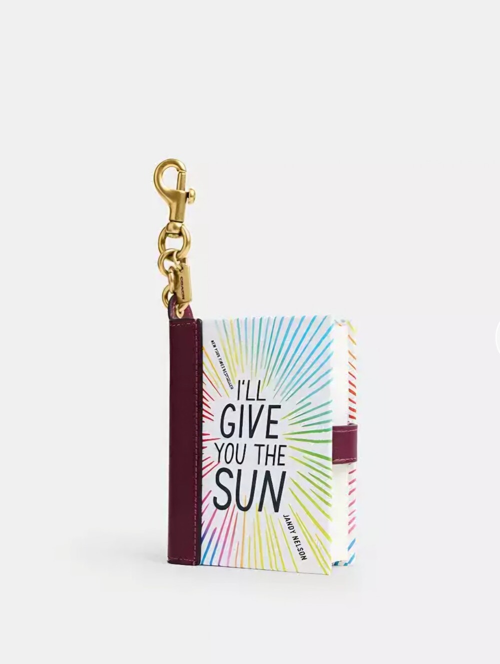 Coach Bag Charm I'll Give You The Sun Book, NEW